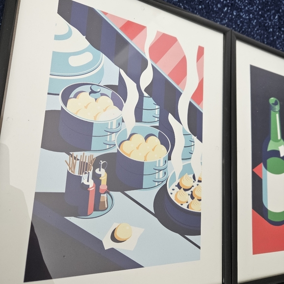 Koreatown Inspired Art Deco Framed Artwork Set (8.5 x 10.5) - Picture 5 of 6